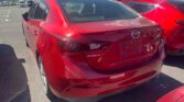back side view of used red luxury 2014 Mazda Axela