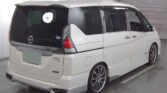back side view of used 2017 Nissan Serena 5D RIDER