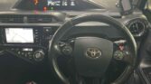 front interior view of used blue 2015 Toyota Aqua