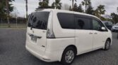 used 2013 Nissan Serena back side view of 2013 Nissan Serena