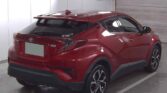 back side view of red 2019 Toyota C-HR G