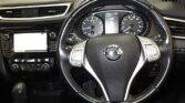steering wheel view of 2017 Nissan X-Trail