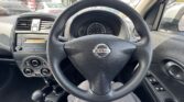 steering wheel view of 2016 Nissan Latio