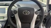 steering wheel view of 2011 Toyota Prius
