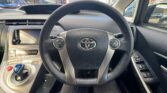 steering wheel view of 2014 Toyota Prius 5D S