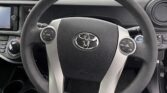 steering wheel view of 2013 Toyota Aqua