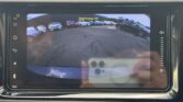 reversing camera display view of 2015 Toyota Aqua