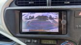 reversing camera display view of 2013 Toyota Aqua
