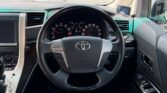 steering wheel view of 2012 Toyota Vellfire