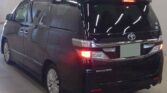 back side view of 2012 Toyota Vellfire