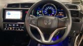 steering wheel view of 2014 Honda Fit