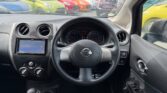 steering wheel view of 2014 Nissan Note