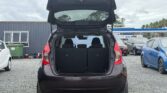open trunk view of 2014 Nissan Note