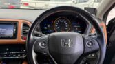 steering wheel view of 2015 Honda Vezel