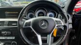 steering wheel view of 2011 Mercedes-Benz