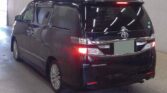 back side view of 2013 Toyota Vellfire