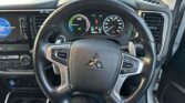 steering wheel view of 2015 Mitsubishi Outlander