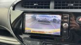 reversing camera display view of 2017 Toyota Aqua